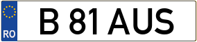 Truck License Plate